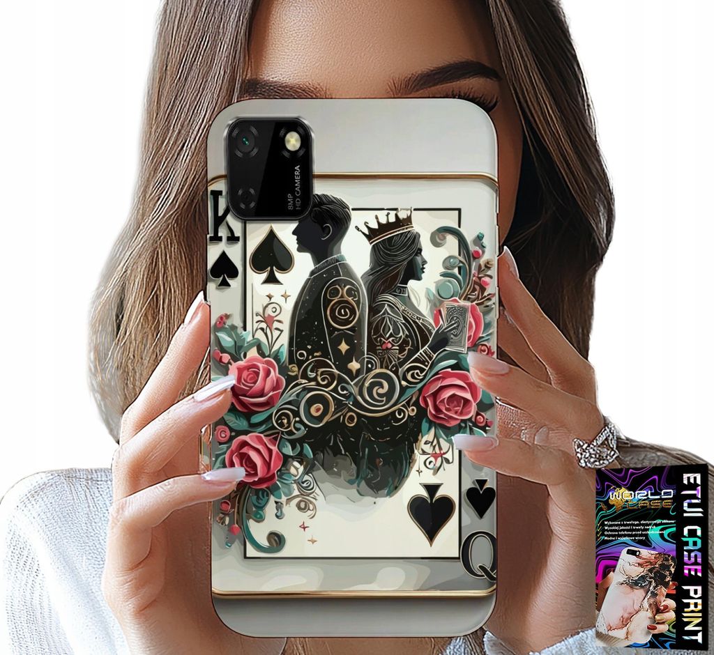 Fall Für Huawei Y5P - Karte König Pokerkarte + Glas