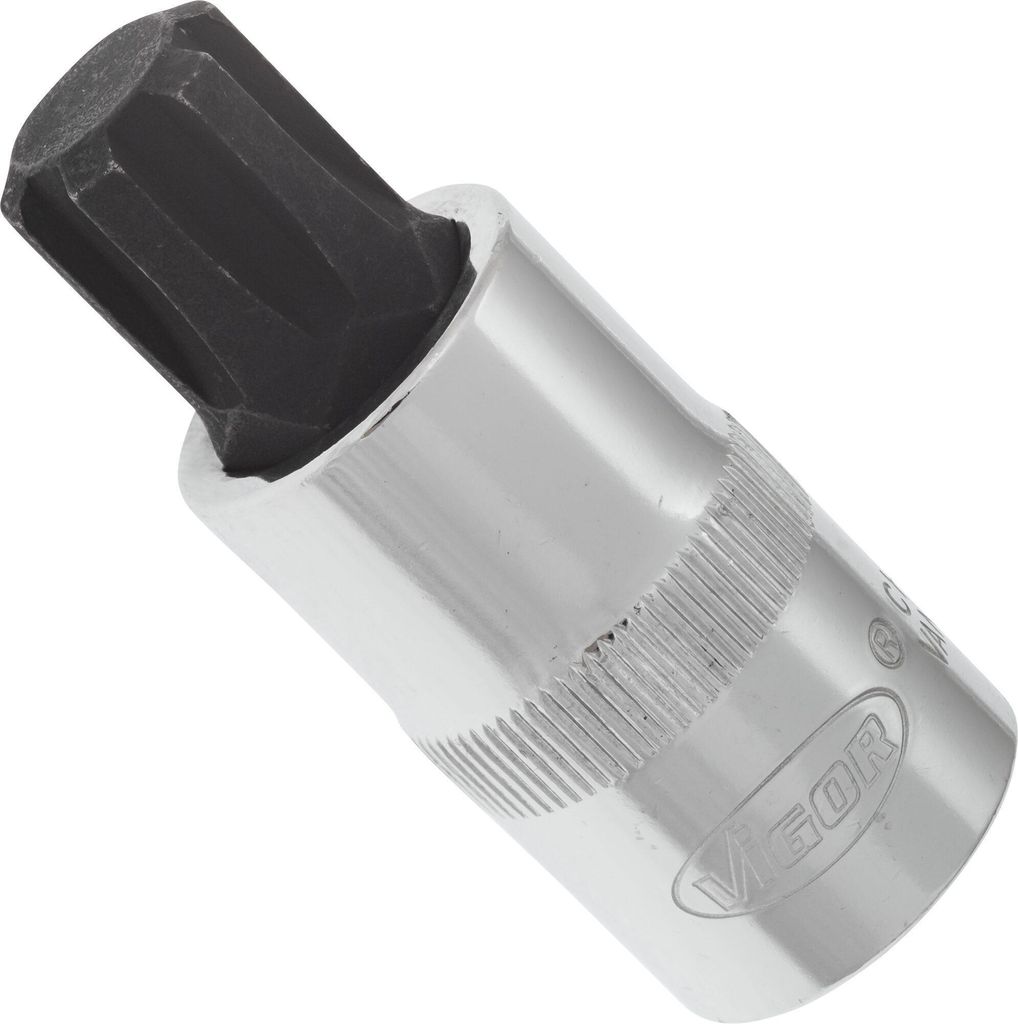 VIGOR Schraubendrehereinsatz V2210 1/2" Innen Keilprofil Ribe-CV SW M14