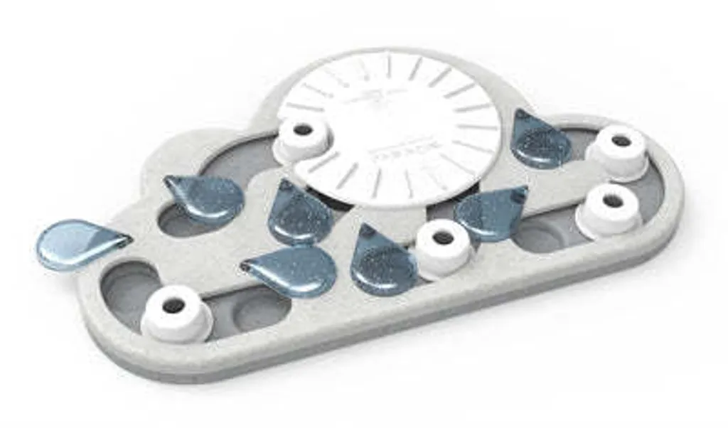 Jeu Interactif Rainy Day pour Chat - Plateau de Casse-Tête Niveau Expert