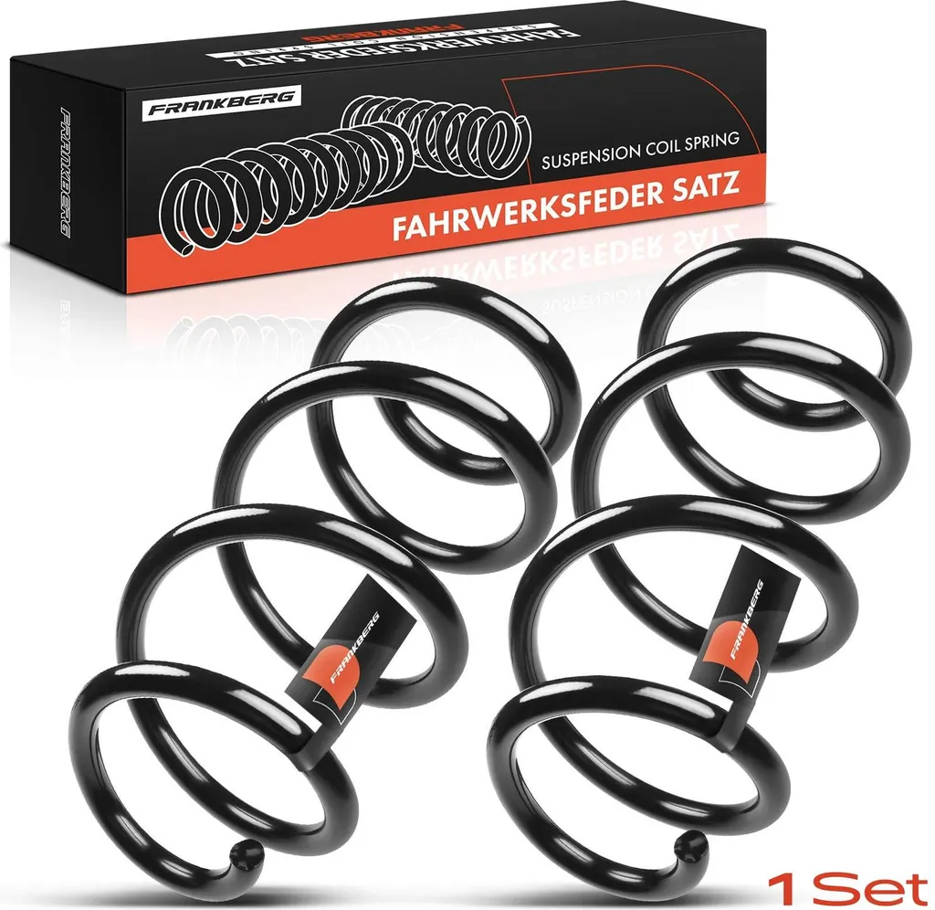 2 Ressorts de Suspension Frankberg pour Seat Leon 1P1 2.0L 2005-2012