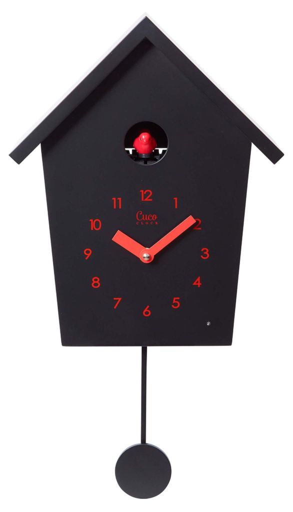 Cuco Clock Kuckucksuhr REIHENHAUS mit Pendeluhr Wanduhr, Produktbild 