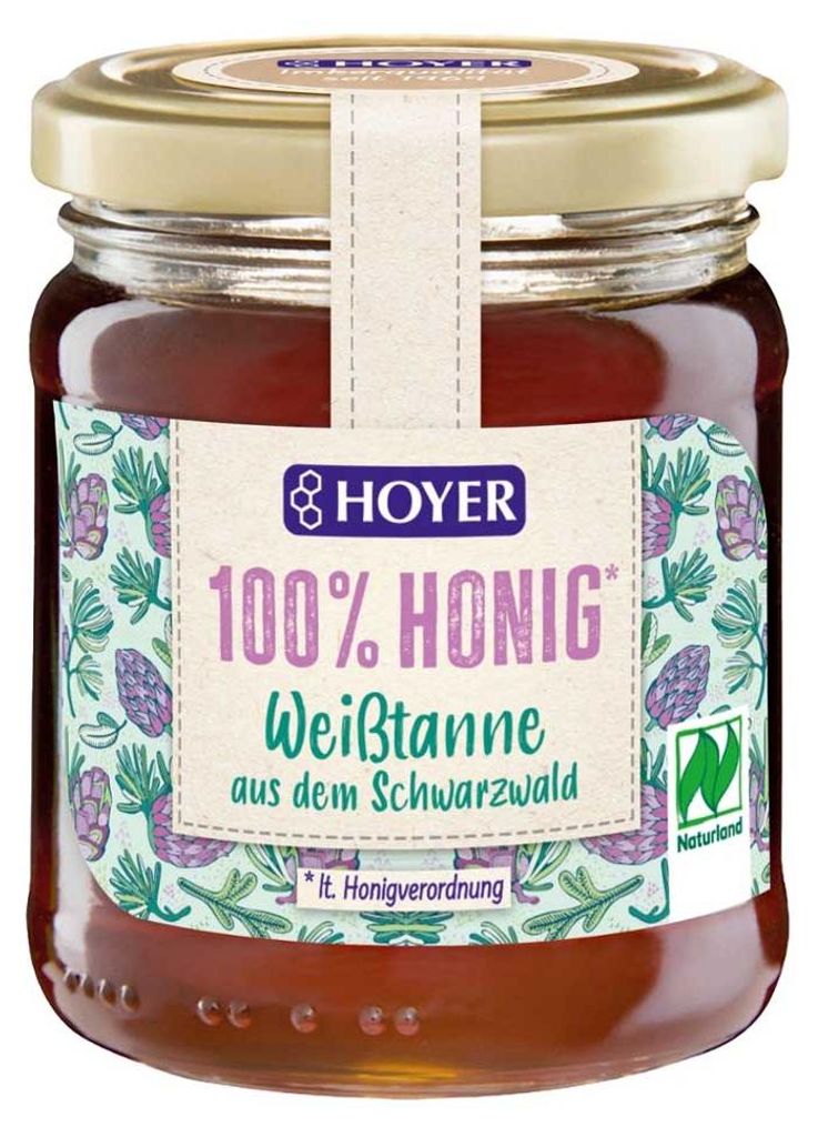 Hoyer Weisstannenhonig, Weißtannenhonig, 250 g, Behälter Produktbild 