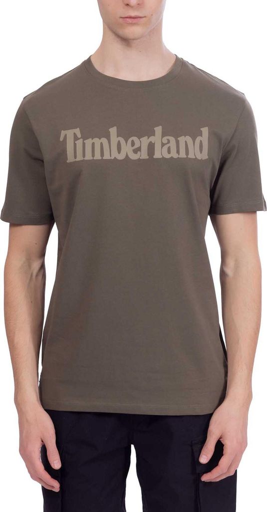 TIMBERLAND - T-shirt uomo con logo lineare  - Taglia XL Immagine del prodotto 