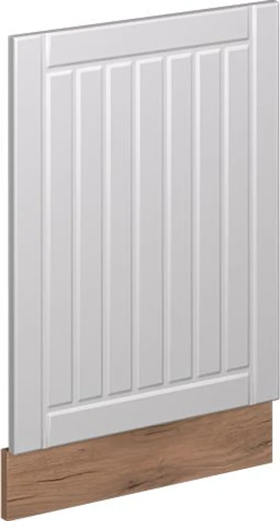 Vicco Fame-Line Pannello Cucina 45 cm Bianco Country e Rovere Oro