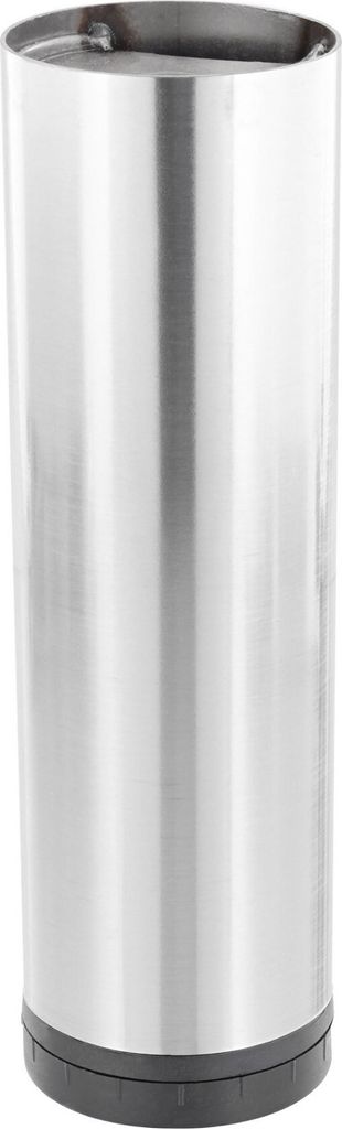 WAGNER Möbelbein/Systemrohr TENO - Ø 60 x 200 mm, individuell kombinierbar, Edelstahl-Optik, Tragkraft 50 kg - 12331801