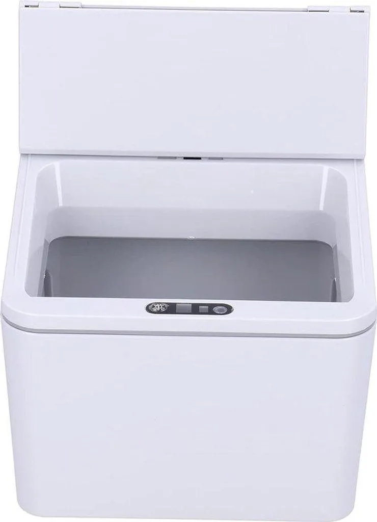 Poubelle de bureau automatique grise à capteur infrarouge haute qualité