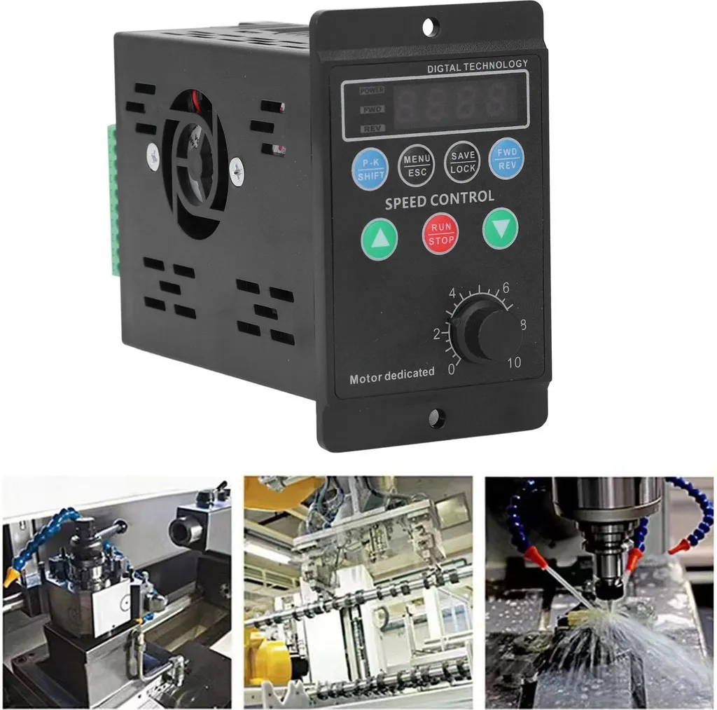 Onduleur Variateur de Vitesse 0.75kW Monophasé vers Triphasé - 12