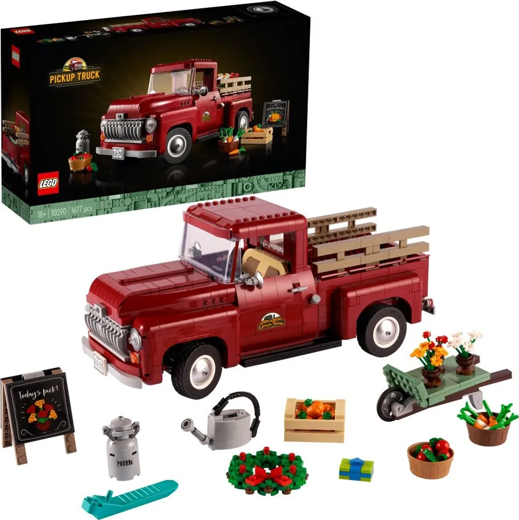 LEGO 10290 Icons Pickup : Projet créatif pour adulte et décoration 50s