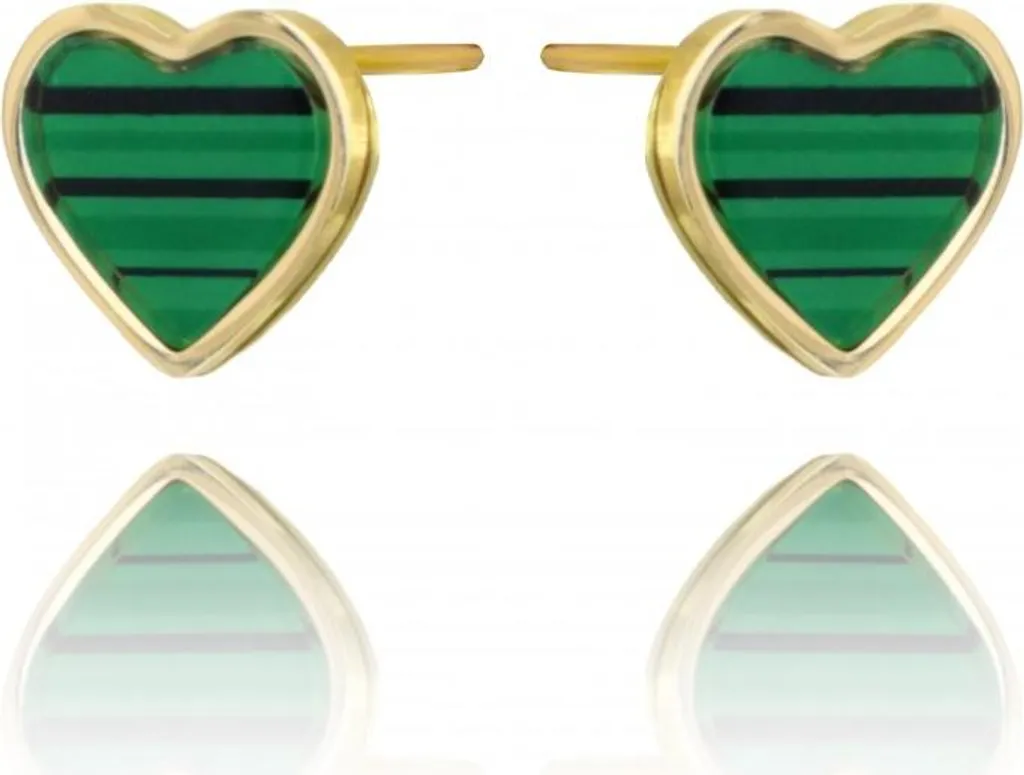 Orecchini Donna Acciaio Chirurgico Placcato Oro 14K Flamenco Mystique