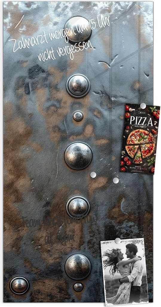 Magnettafel 50x100cm Pinnwand Whiteboard beschreibbar - Metallstruktur