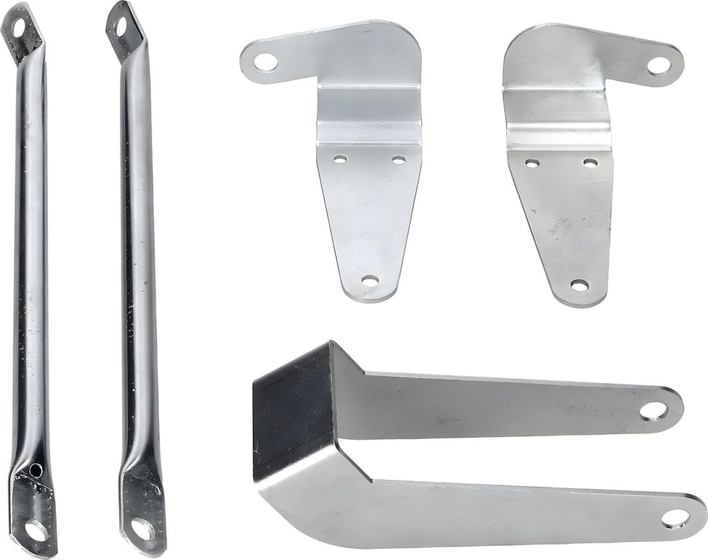Anbauteile Set Knieblech / Beinschutz 5-teilig für Simson S50, S51, S70