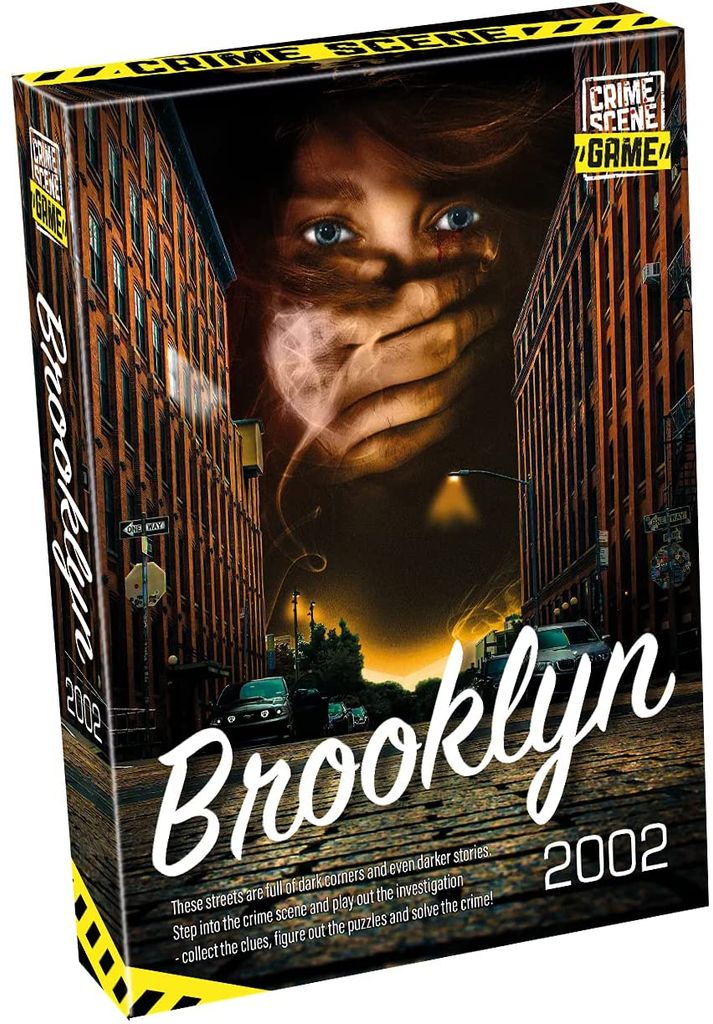 Tactic - Crime Scene Brooklyn 2002 Detektivspiel Lernspiel Karton