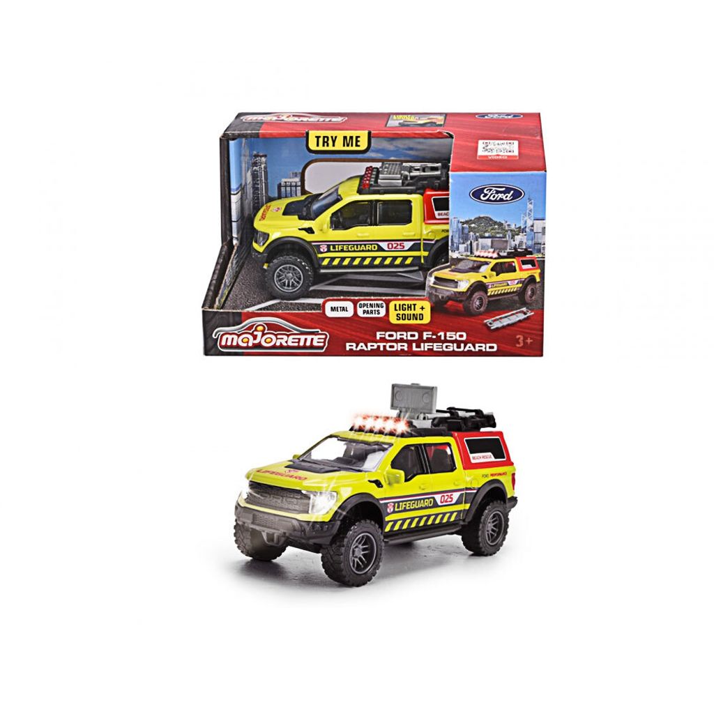 Majorette Spielzeugauto Rettungsschwimmer Ford F-150 Raptor Produktbild 