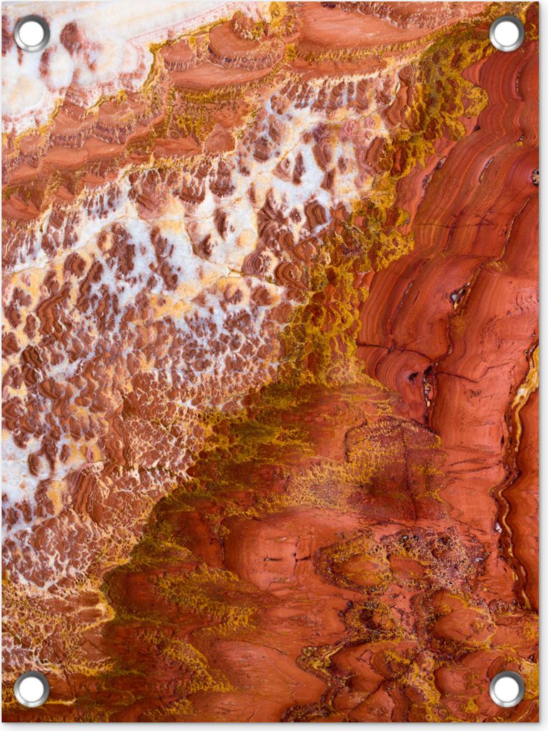 MuchoWow 30x40 cm Outdoor-Poster Gartendeko Sichtschutz Garten Poster für den Garten Marmor - Naturstein - Textur