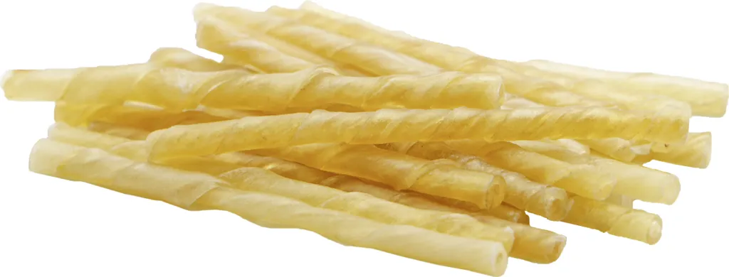 100 Bastoncini Masticabili Pelle di Manzo - Dental Stick Naturali Cani