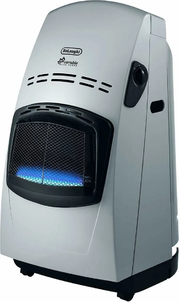 De Longhi Blue Flame VBF Chauffage à Gaz 4200W à Flamme Bleue Variable