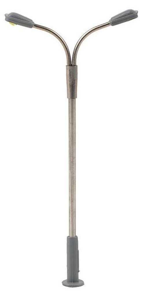 Faller 272221 - 1/160 / N LED-Straßenbeleuchtung, Peitschenleuchte,Doppelausleg.