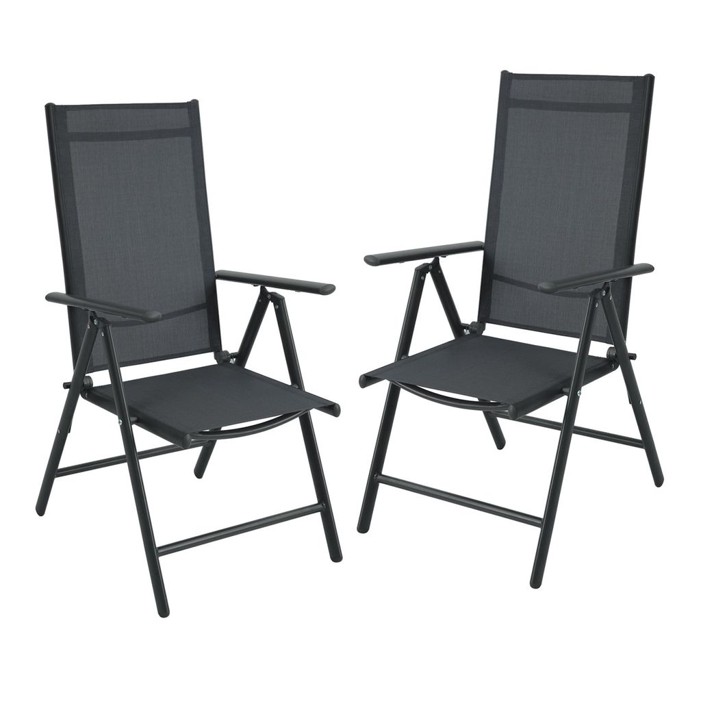 SVITA Chaises de jardin à dossier haut, chaises de camping Image du produit 