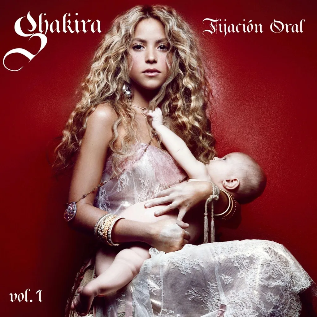 Album Vinyle Rouge Shakira Fijación Oral Vol 1 Réédition Collector