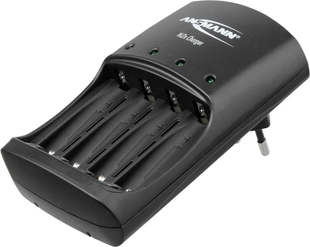 Chargeur de Piles Nickel-Zinc Intelligent pour Accumulateurs AA 1,5V