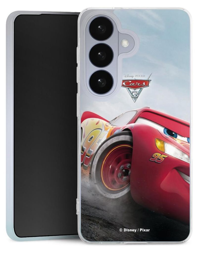 DeinDesign Slim Hülle für Samsung Galaxy S26 Silikon Case Ultra Dünn Handyhülle Cars Lightning Mcqueen 95 Offizielles Lizenzprodukt