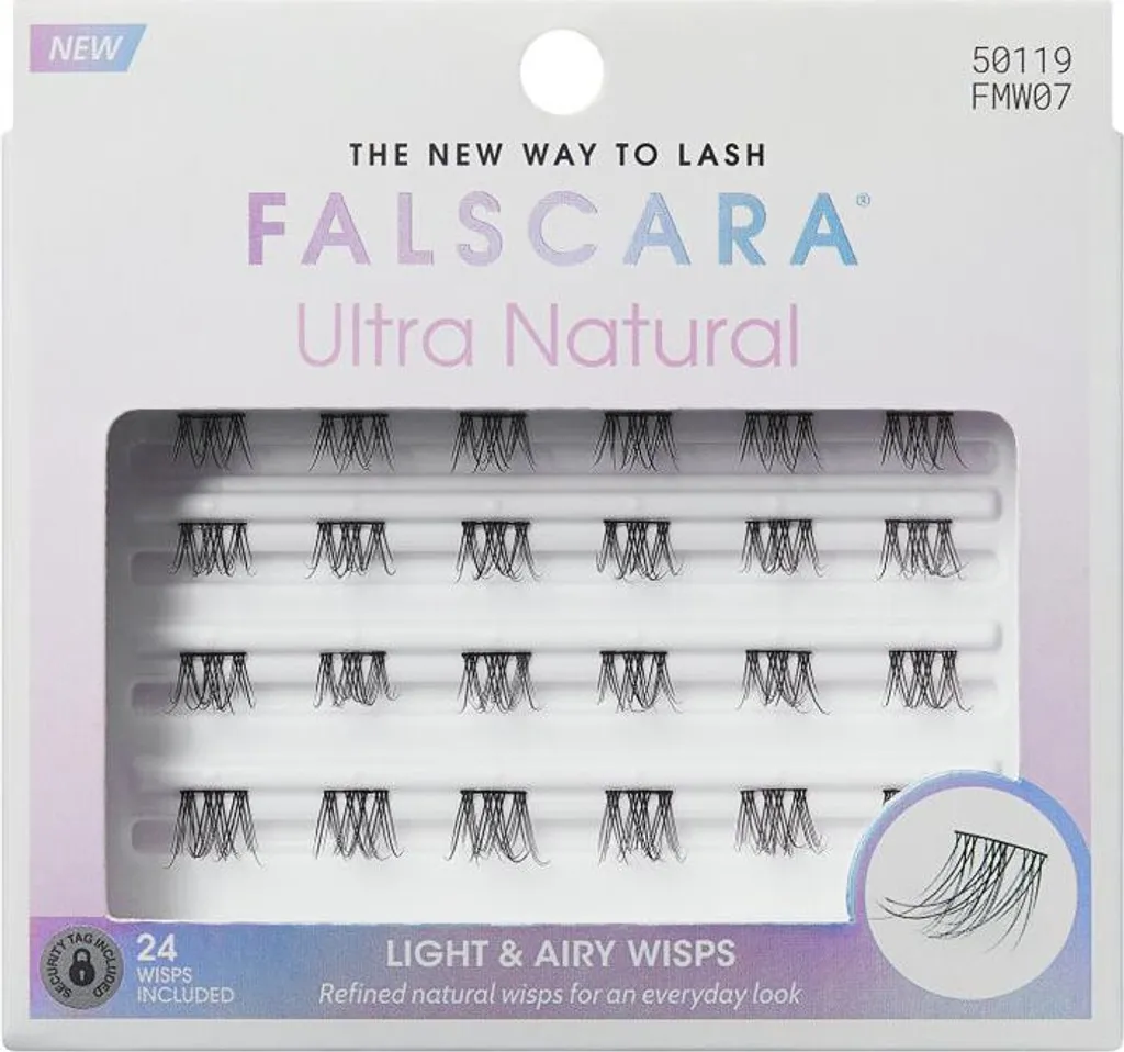 Cils artificiels Falscara 07 pour extensions de cils maison - Pack 24 pcs