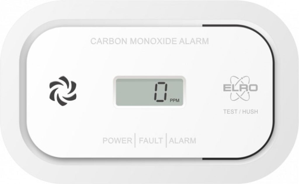 Kohlenmonoxid-Melder Batteriebetrieben Gaswarner CO Messer Warngerät Kaminofen