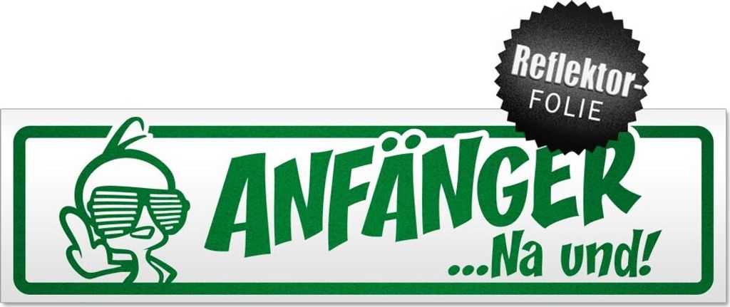 Anfänger na und? Kücken Magnetschild Schild magnetisch