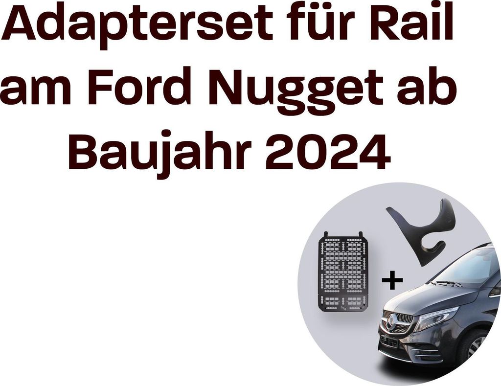 040 parts Molleboard Adapter für Ford Nugget ab 2024 mit Kederleiste