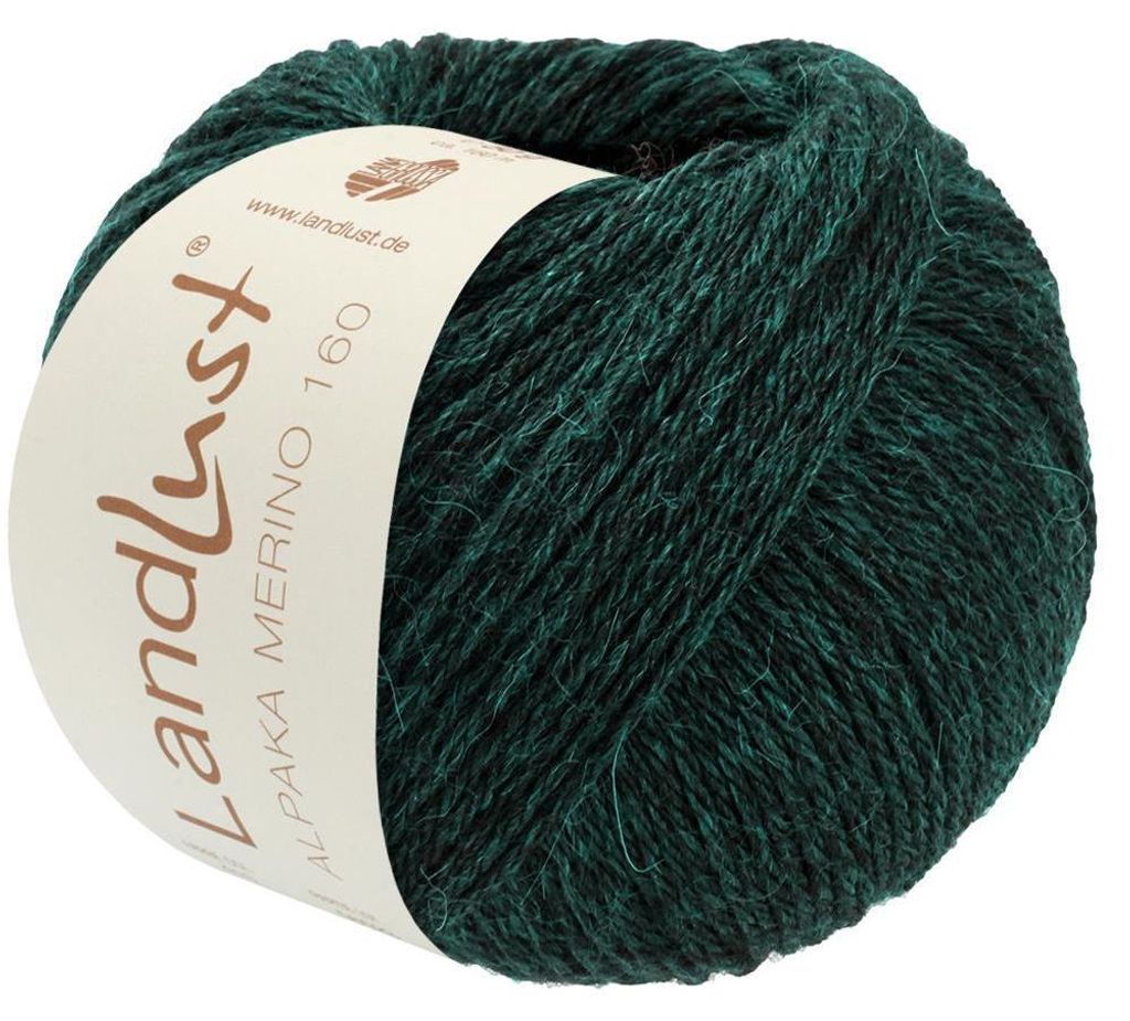 Lana Grossa - Landlust Alpaka Merino 160 0447 tiefseegrün