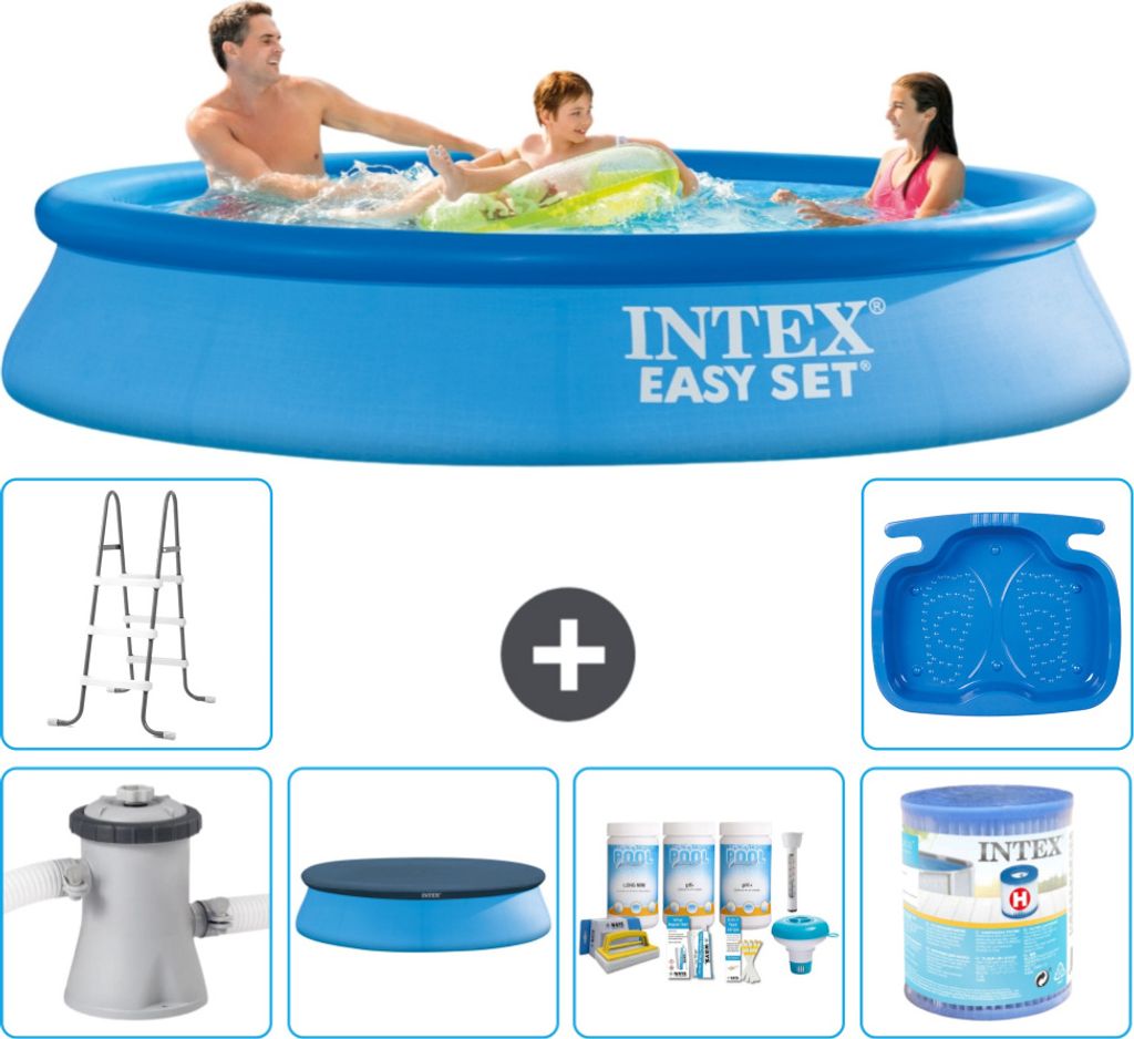 Intex runder aufblasbarer Easy Set-Schwimmpool – 305 x 61 Produktbild 