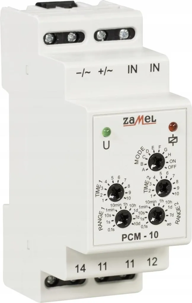 Relais 10 fonctions PCM-10/24V EXTA Zamel avec haute précision 16A - 3