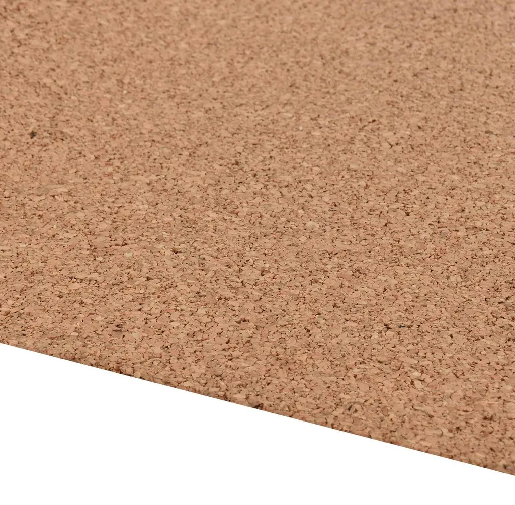 Sous-couche liège 2mm pour sol et mur, rouleau 100x200 cm multi-usage