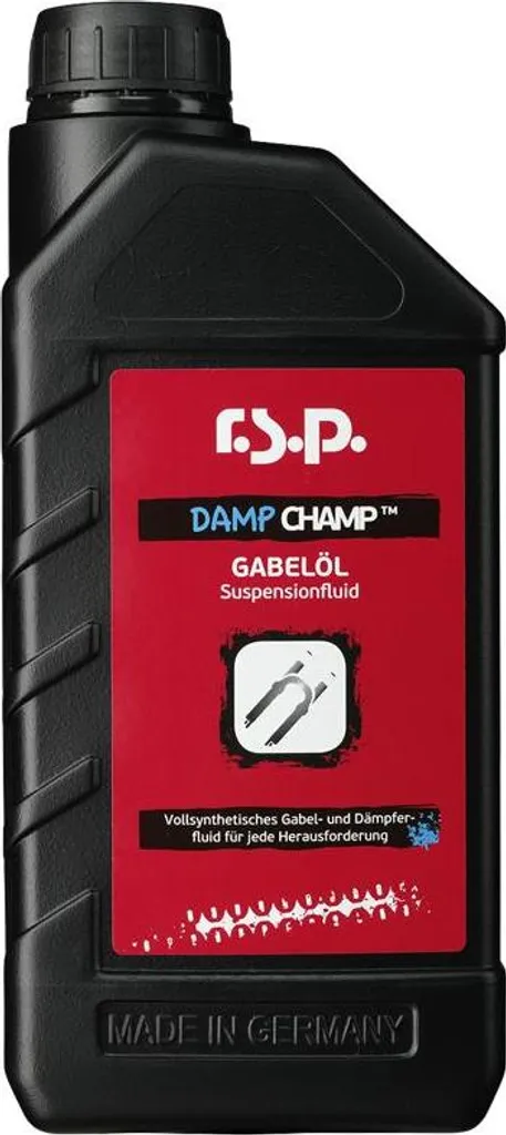 Huile Suspension VTT 1L RSP Damp Champ pour Entretien Fourche Hydraulique