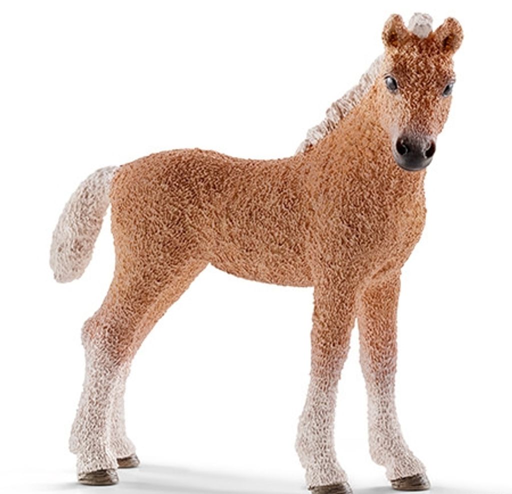 Schleich 13781 - Bashkir Curly Fohlen, Tier Spielfigur