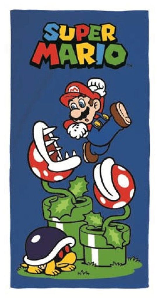 Super Mario Bros. Mikrofaser Strandtuch Produktbild 