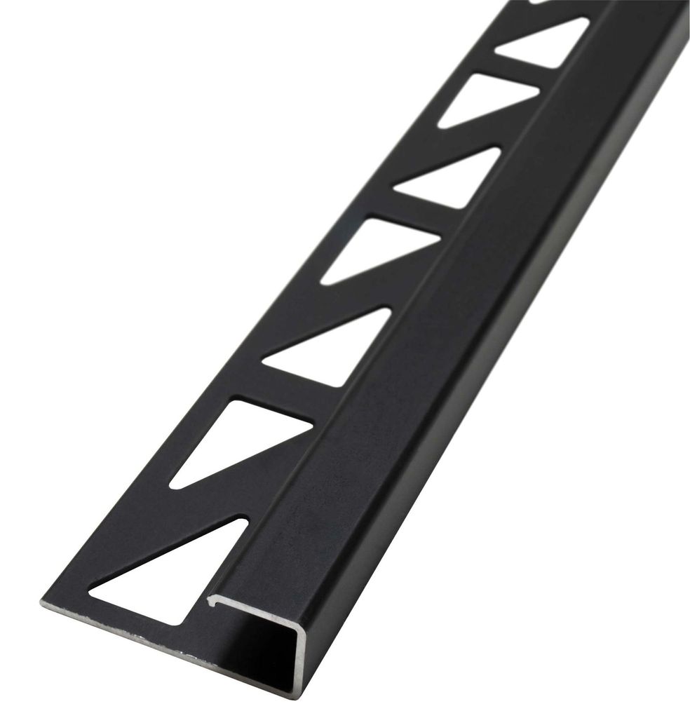 Dalsys Fliesenschiene Eckprofil 2,5m x 10mm Schwarz Produktbild 