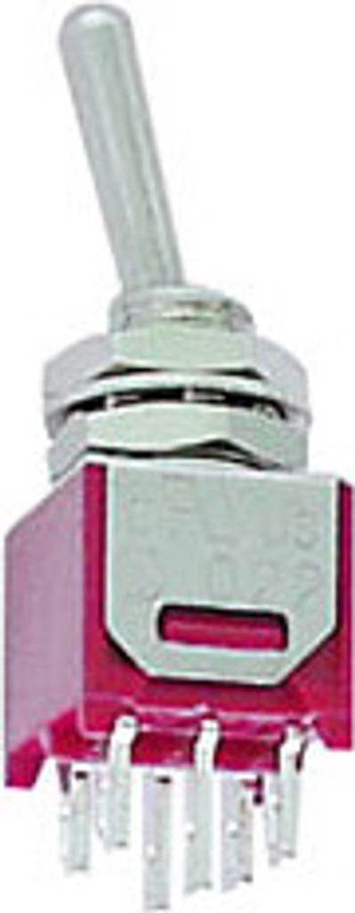Kippschalter - Subminiatur - Vertikal Dpdt Ein-Aus-Ein