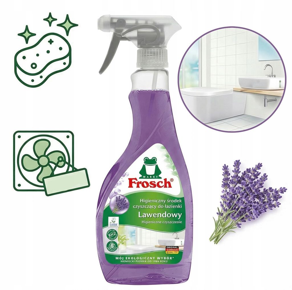 Frosch Hygienischer Badreiniger mit Lavendelduft 500 ml Produktbild 