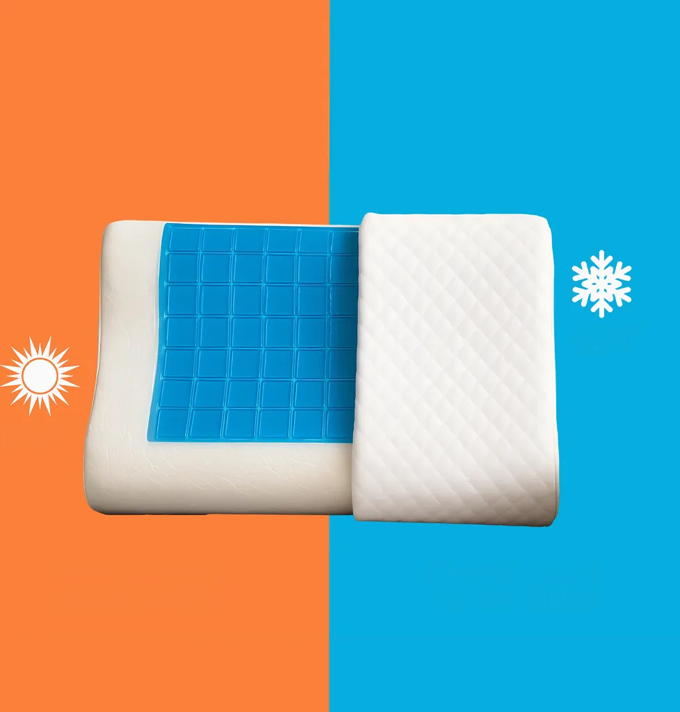 Coussin Cervical Ergonomique et Fraîcheur Active pour un Sommeil Profond - 20