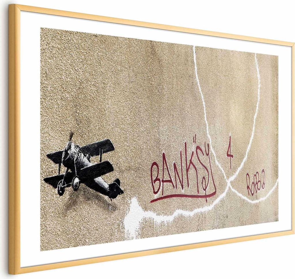 Posterpapier Poster - Biplane 42x29.7 cm Streetart i-C-0144-ao-a