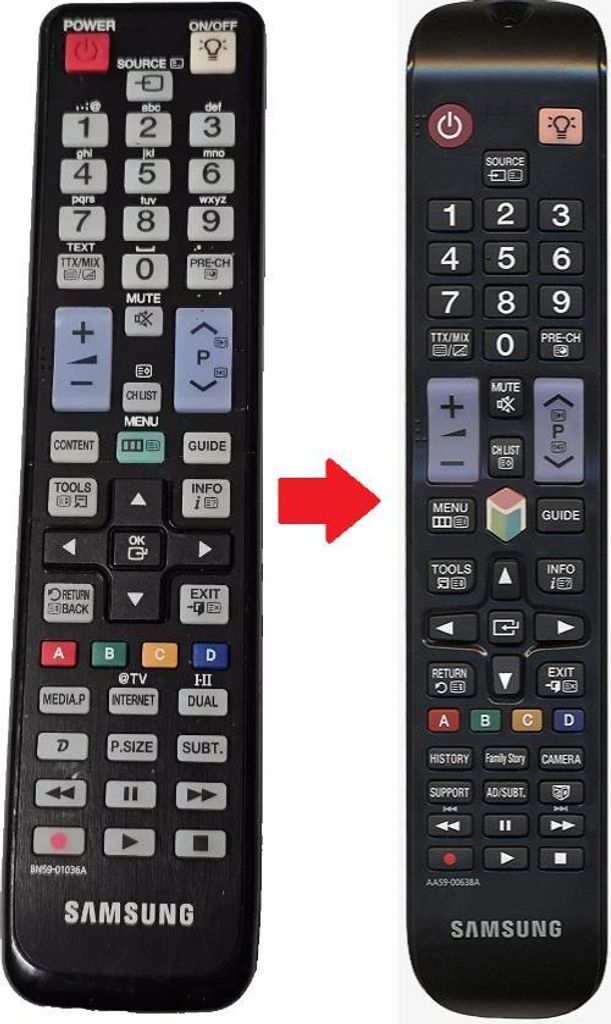 Originale Fernbedienung Samsung BN59-01036A auch für Produktbild 