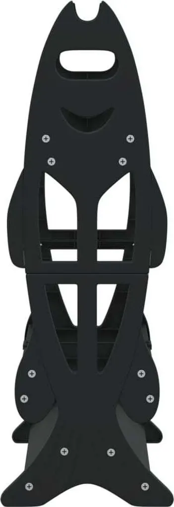 Support de rangement canne à pêche pour 16 unités - Rack noir compact - 6