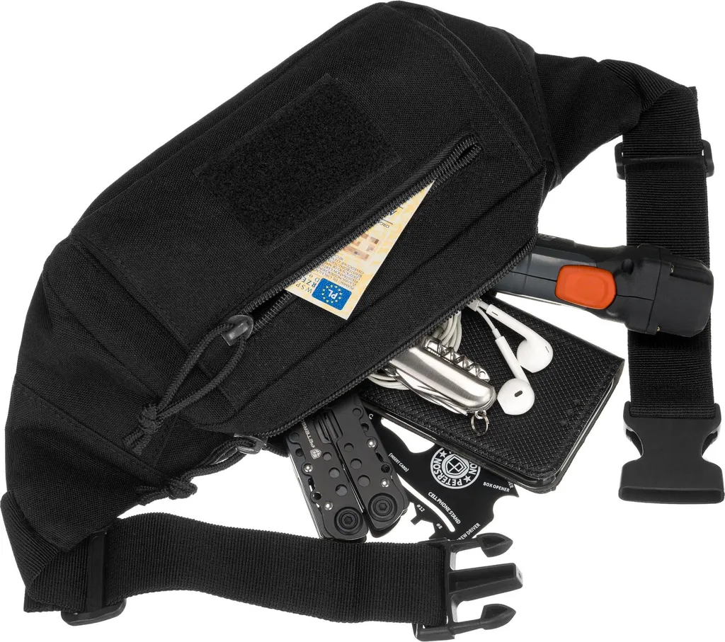 Marsupio Peterson PTN BL141-8361 Nero: Qualità e Comfort per l'Uomo - 9