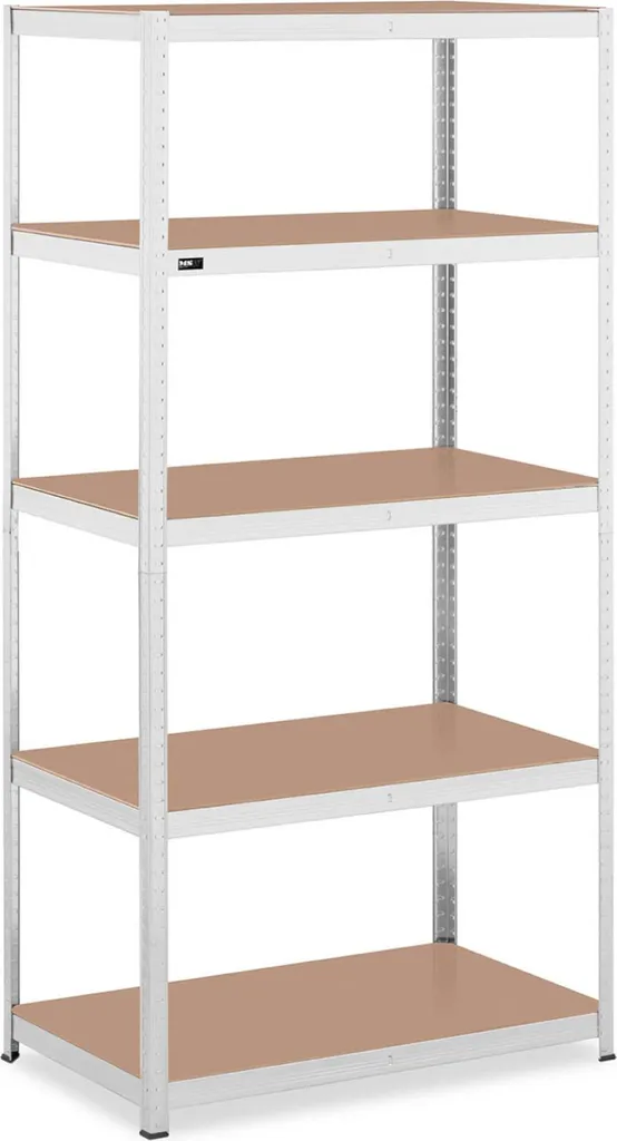 Rayonnage pour atelier et garage 100x60x200 cm 5 plateaux 750 kg