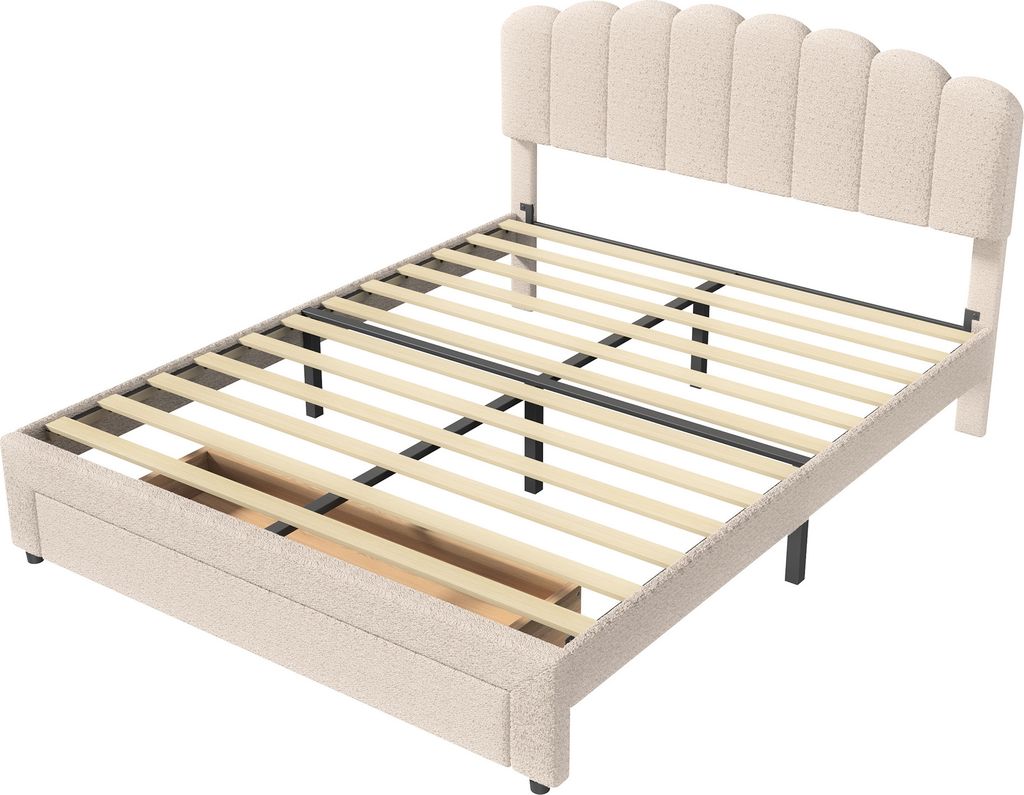 Čalouněná postel Fortuna Lai 160x200 cm, USB, zásuvka, Obrázek produktu 