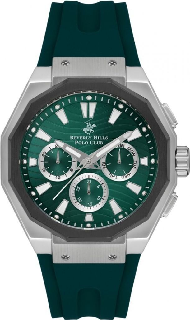 Die Herrenuhr BEVERLY HILLS BP3557X.375 in grünem Fashion Produktbild 
