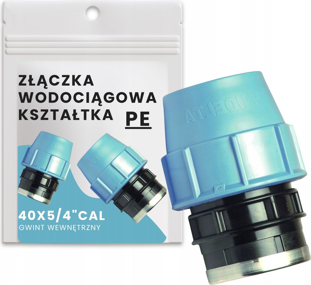 Unidelta Złączka PE 40x5/4" GW | Kształtka Wodociągowa | Zdjęcie produktu 