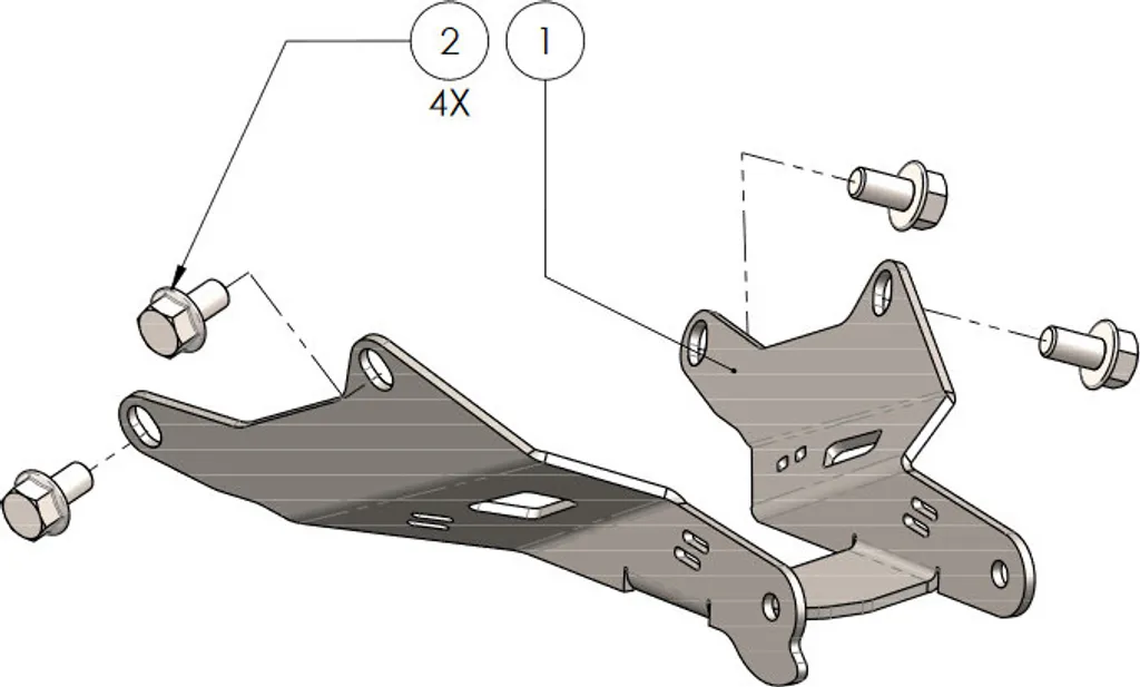 Support de plaque d'immatriculation moto adaptable Honda CB 650 R