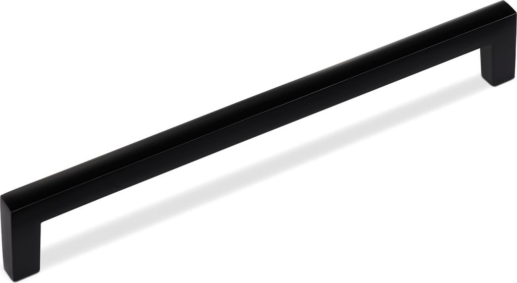 Möbelgriff BLACKLINE I BA 192 mm schwarz matt Produktbild 